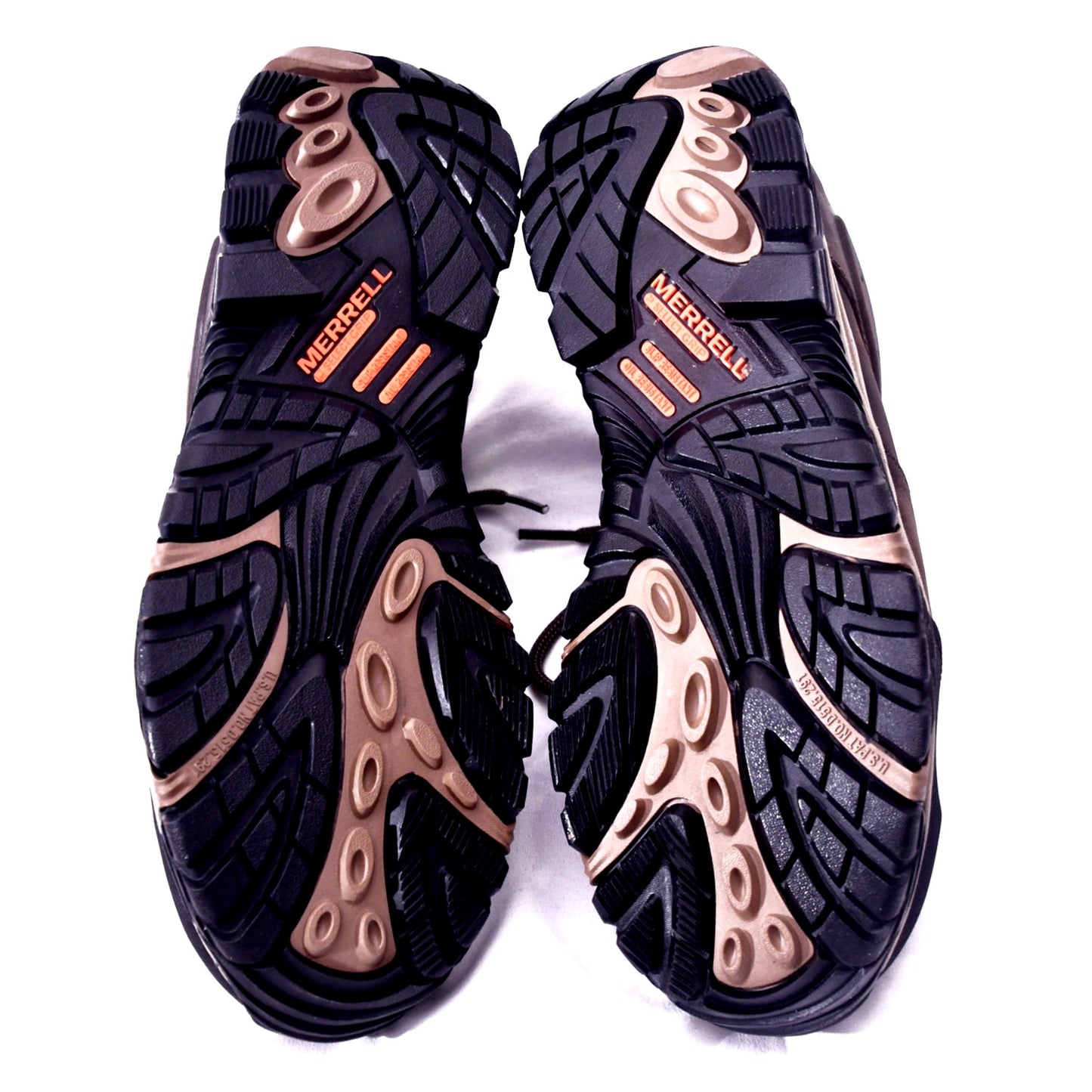 Merrell Work ComfortBase Leather Safety Shoes Brown Men's US 10