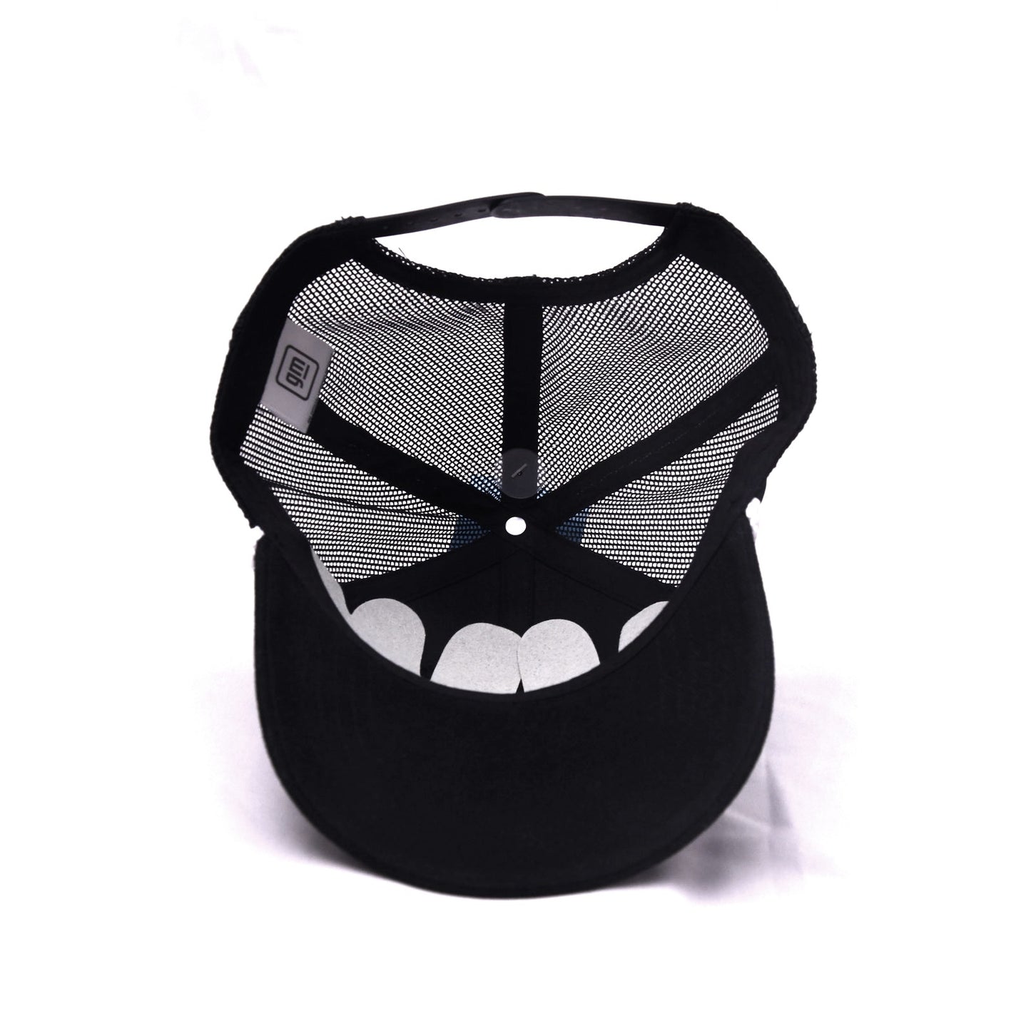 Corvette C3 Cross Flags Trucker Snapback Hat Black GM Licensed Adjustable