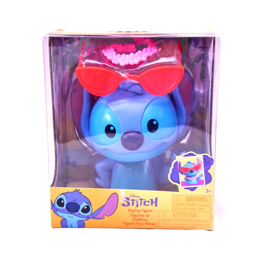 Disney Stitch Styling Figure with Sunglasses & Lei Toy Figure NIB Lilo & Stitch