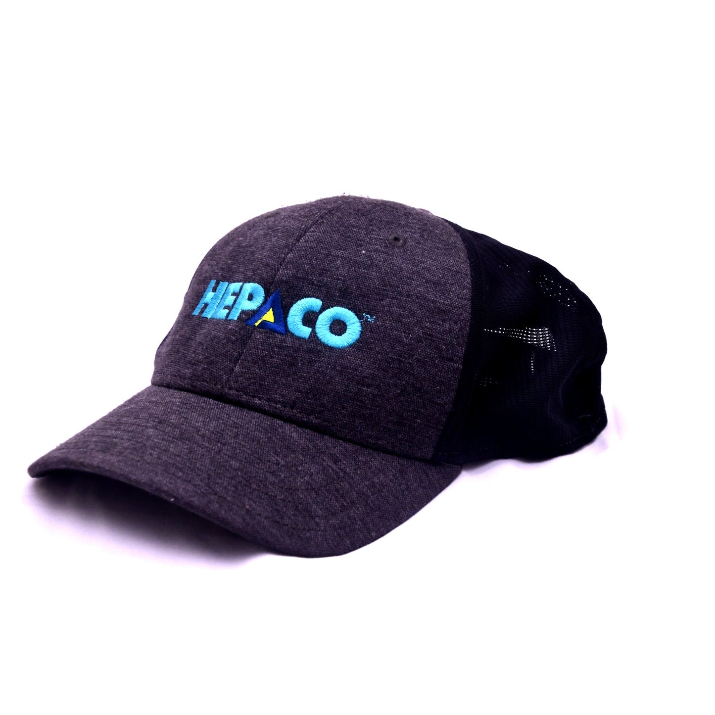 HEPACO Cap America Trucker Hat Heather Gray Black Mesh Snapback Adjustable Cap