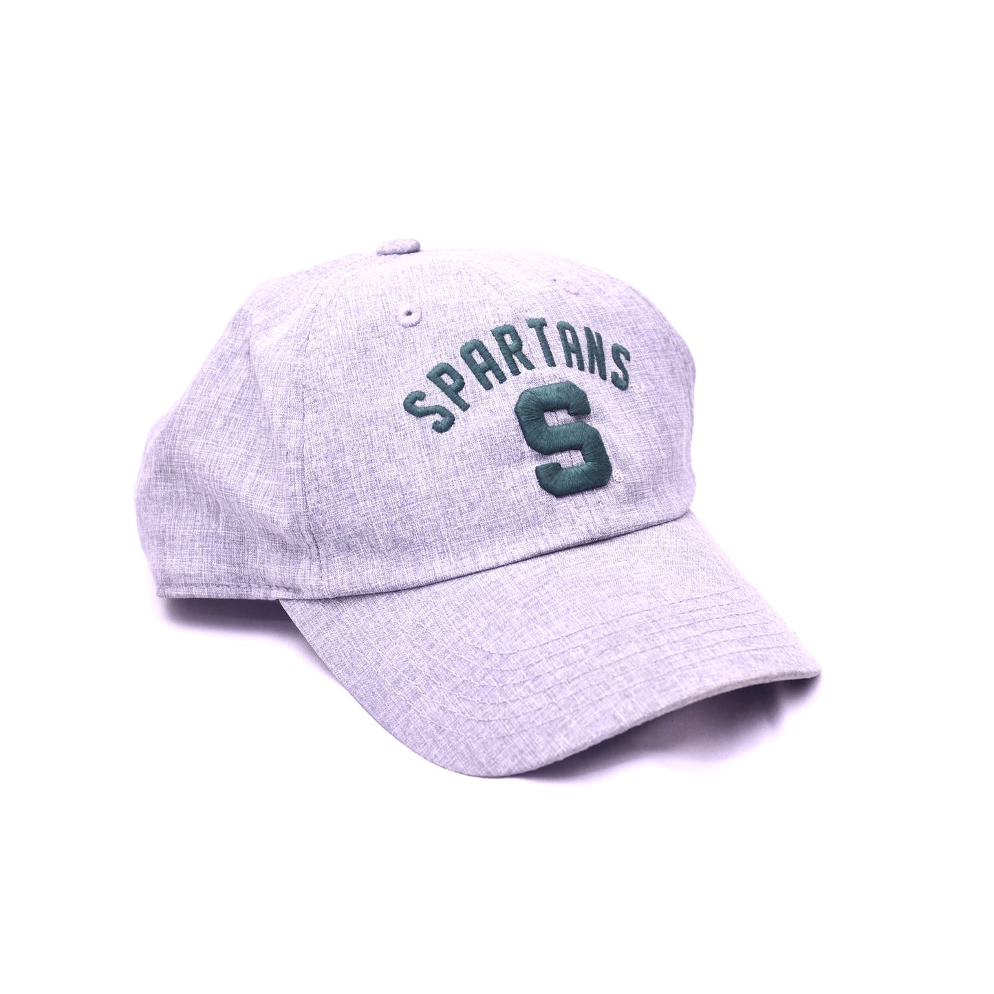 Michigan State Spartans Gray Adjustable Dad Hat Cap Embroidered NCAA College