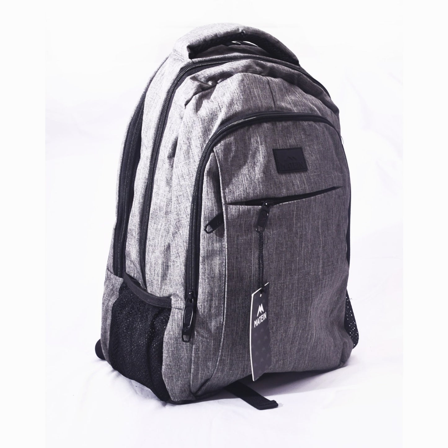 MATEIN Gray Laptop Backpack Travel USB Port Multi Pocket NWT