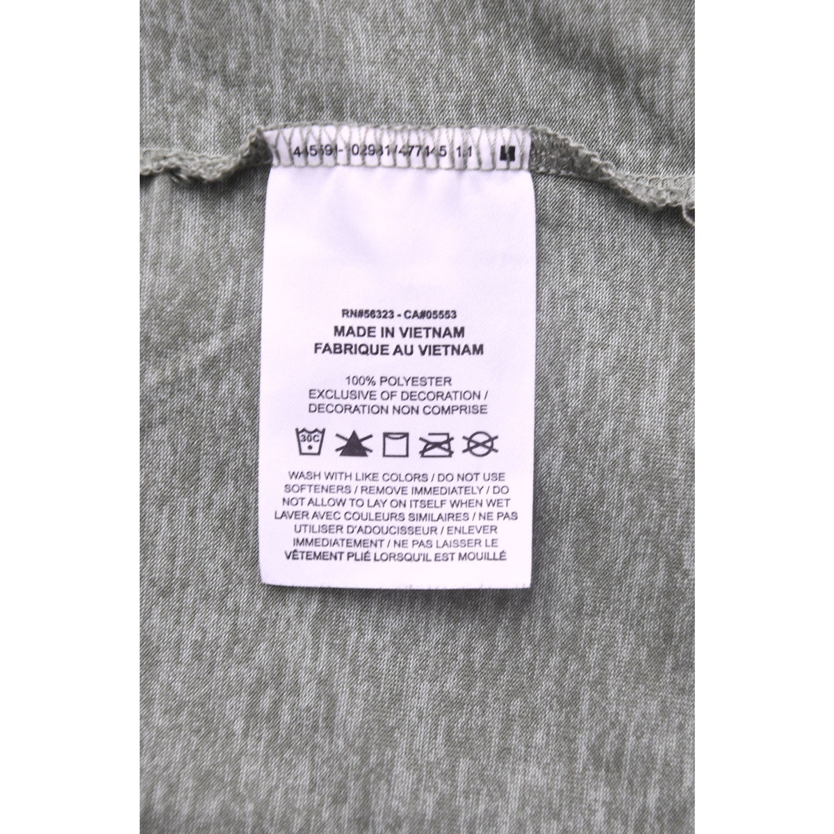 Nike Dri-FIT Women's Large Gray Short Sleeve Athletic Workout Shirt