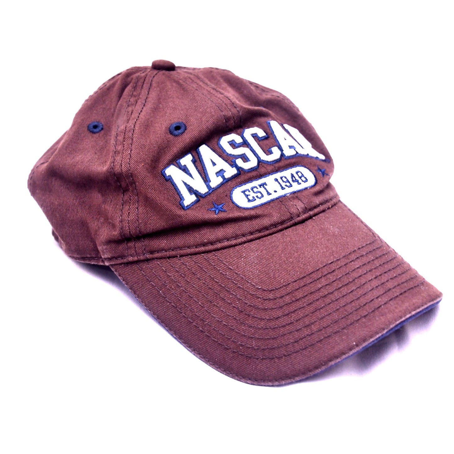 NASCAR Est. 1948 Brown Dad Hat Adjustable Strapback Cotton Cap