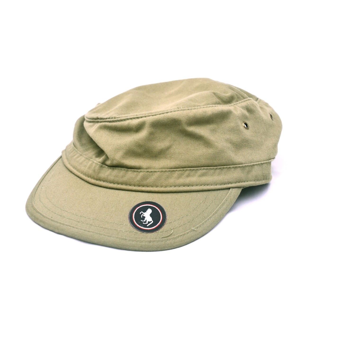White Horse Inn Military Cadet Army Cap Hat Olive Green Adjustable