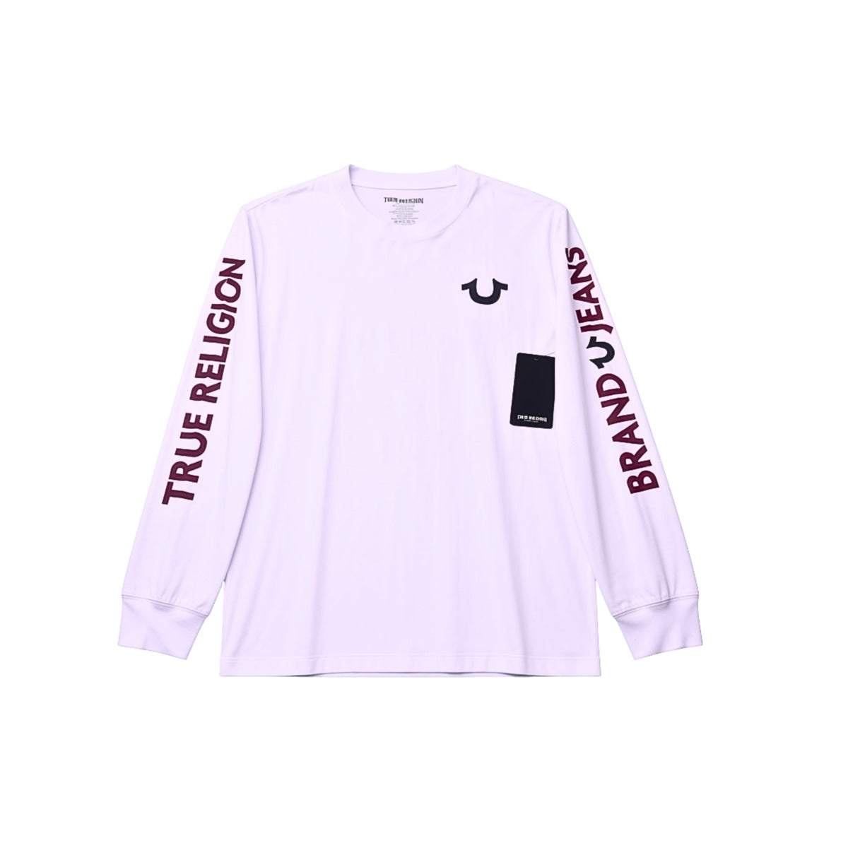 True Religion Buddha Logo Long Sleeve T-Shirt White Men’s Medium NWT