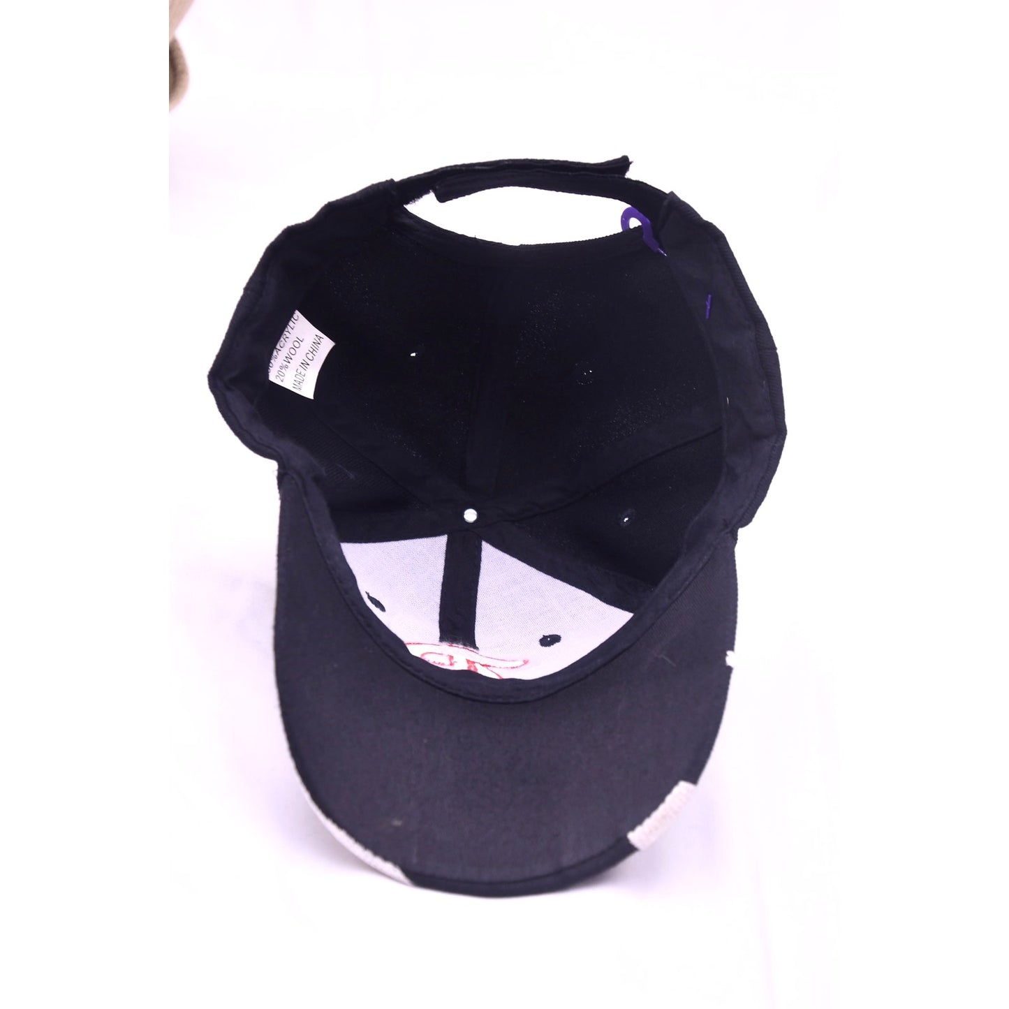 Detroit Tigers Black Adjustable Baseball Cap Hat Embroidered D Logo OSFA