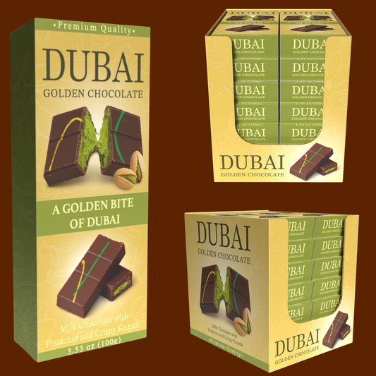 Dubai Chocolate Bar – Pistachio & Crispy Kunefe 3.53 oz