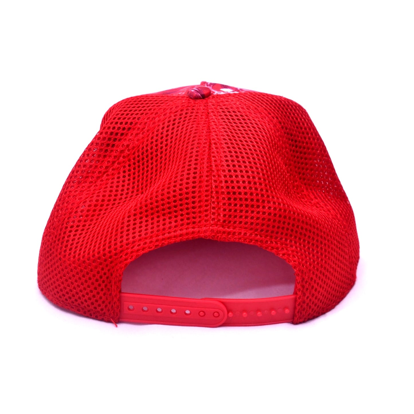 Cedar Point Floral Snapback Hat Red Mesh Trucker Cap One Size