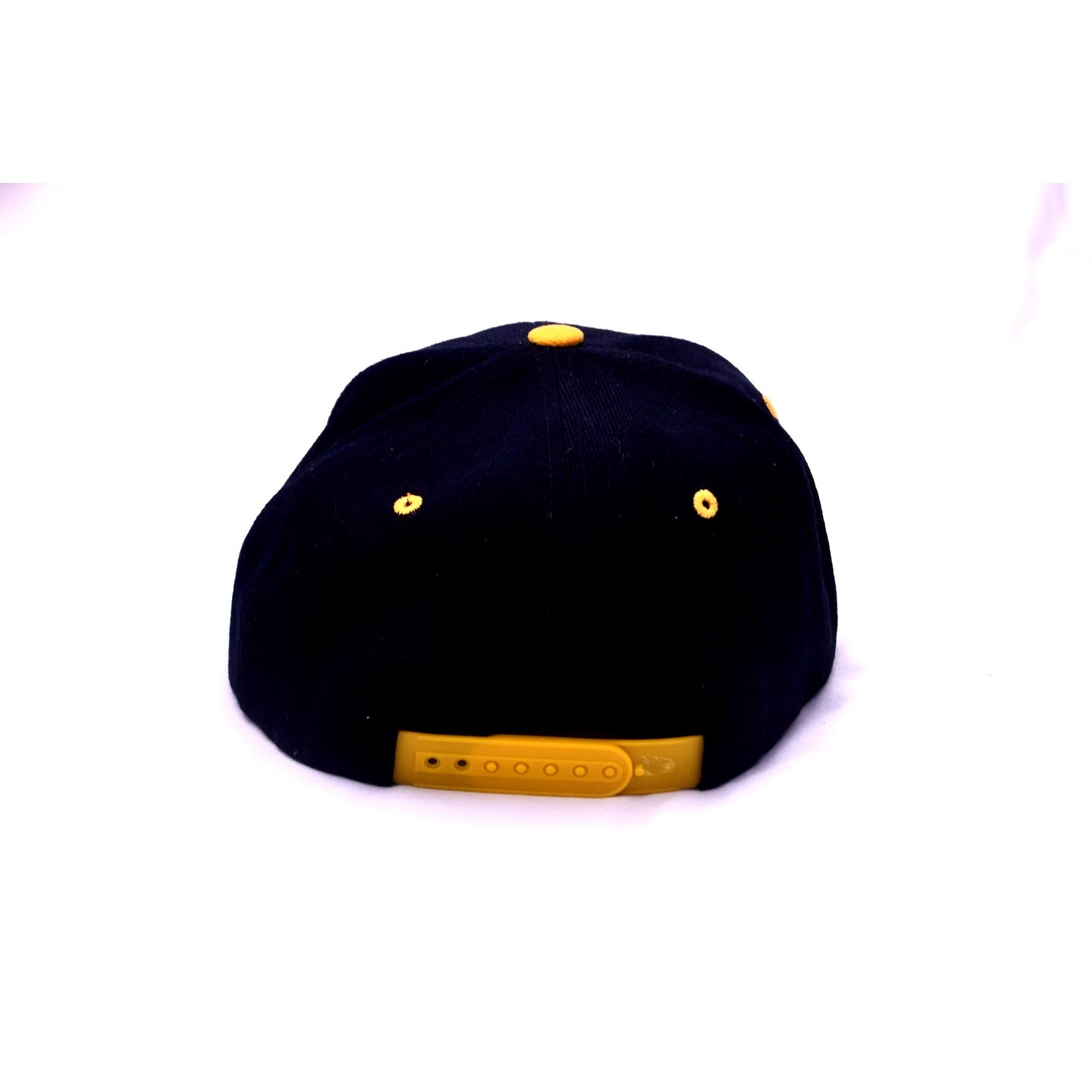 Young & Reckless RECKLESS Snapback Hat Black Yellow Flat Bill Cap OSFM