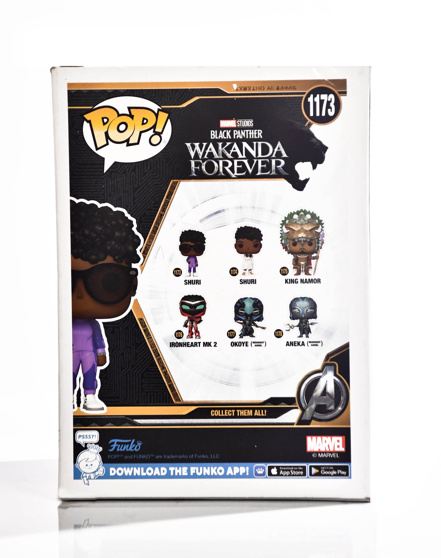 Funko Pop # 1173 SHURI BOBBLE-HEAD