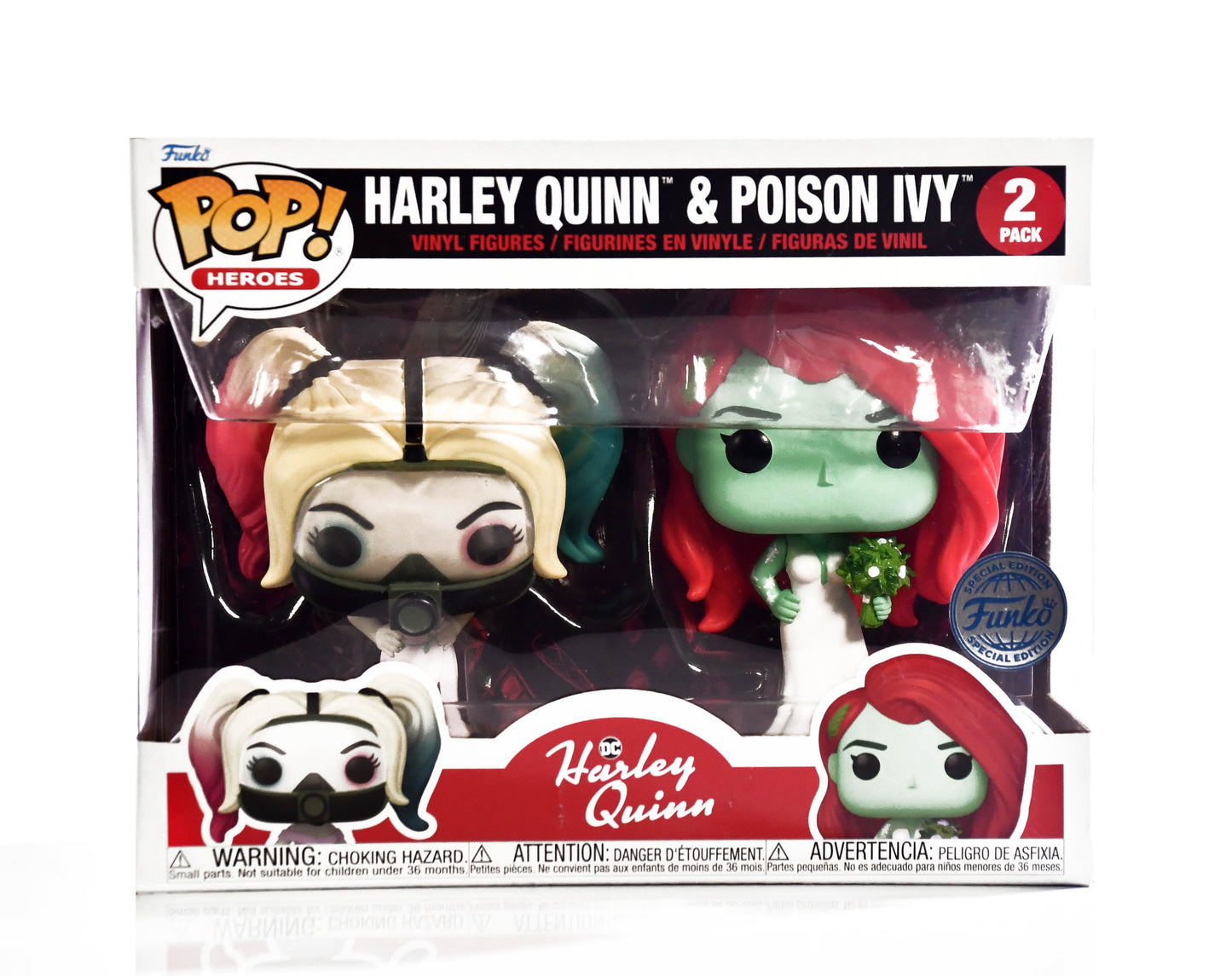 Funko POP! Harley Quinn and Poison Ivy Wedding Vinyl Figure 2-Pack, Harley Quinn