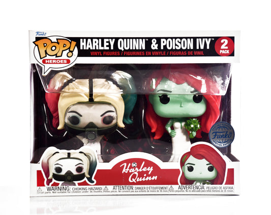 Funko POP! Harley Quinn and Poison Ivy Wedding Vinyl Figure 2-Pack, Harley Quinn