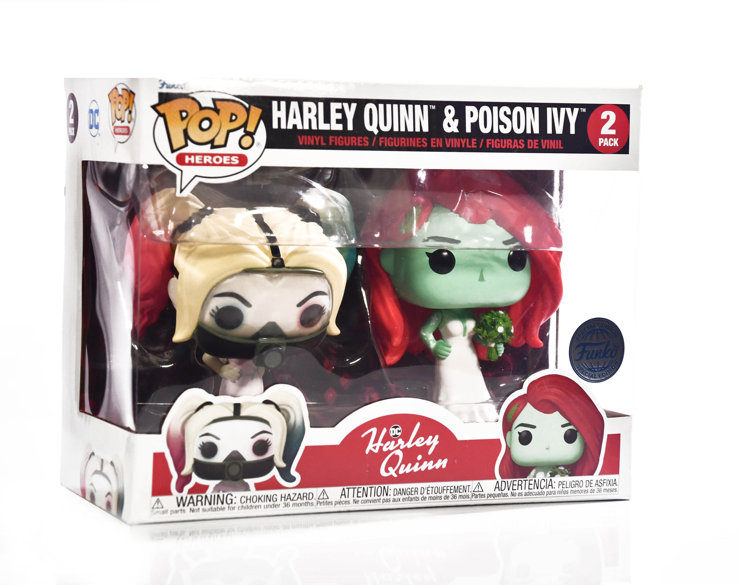 Funko POP! Harley Quinn and Poison Ivy Wedding Vinyl Figure 2-Pack, Harley Quinn