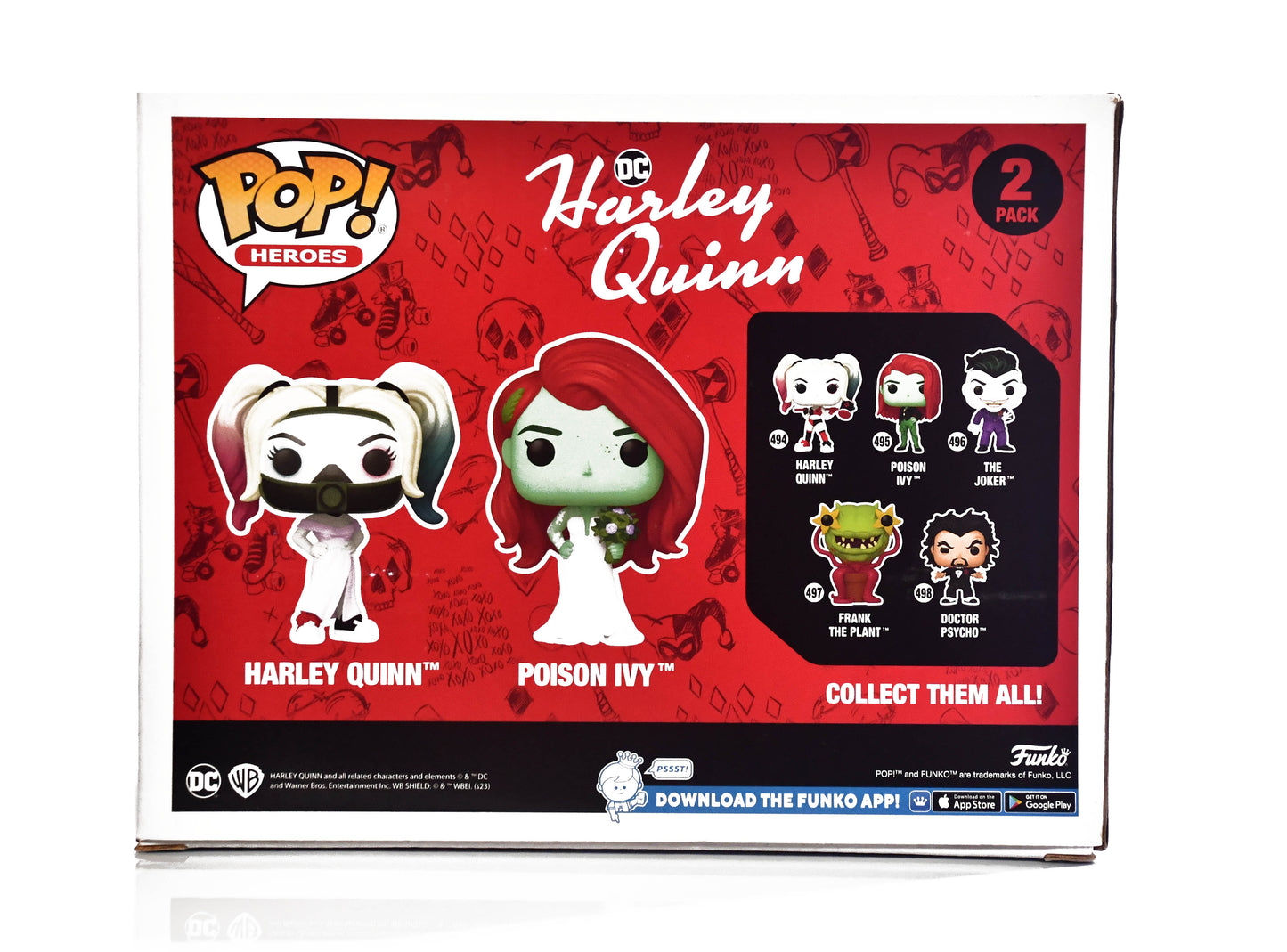 Funko POP! Harley Quinn and Poison Ivy Wedding Vinyl Figure 2-Pack, Harley Quinn