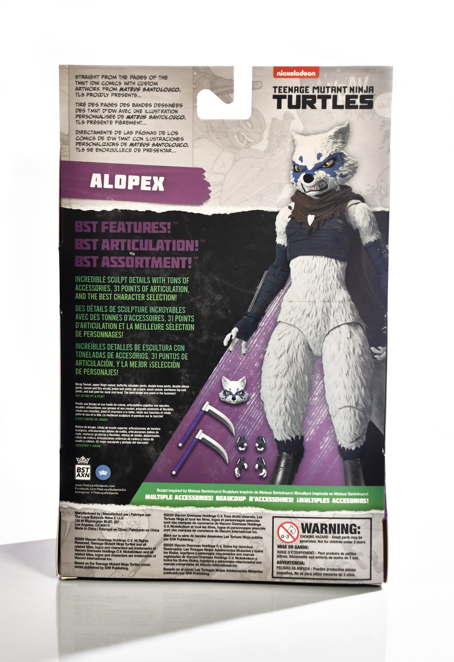 TMNT ALOPEX BST AXN Loyal Subjects Teenage Mutant Ninja Turtles Figure Brand New