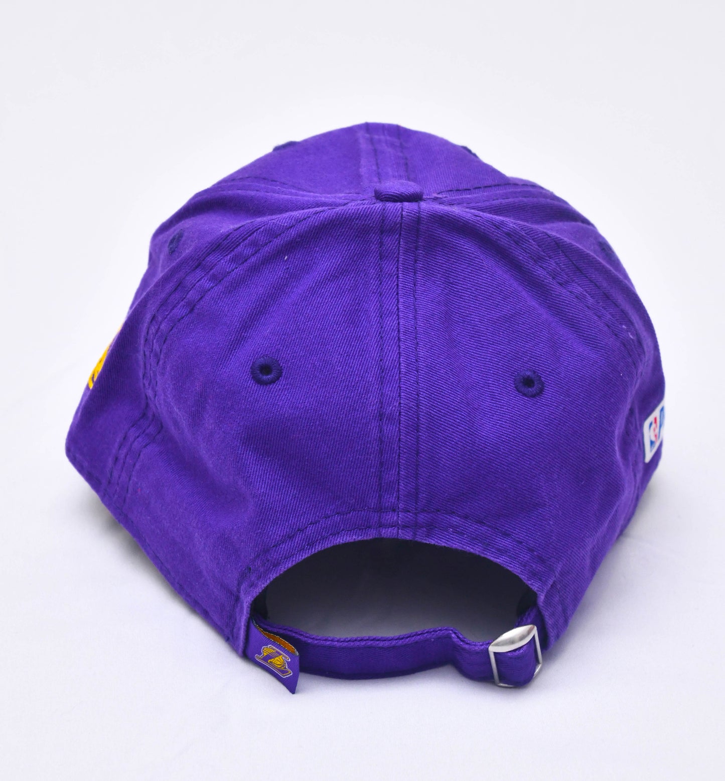 Los Angeles Lakers 2021 Playoffs NBA New Era 9Fifty Snapback Hat Purple Logo