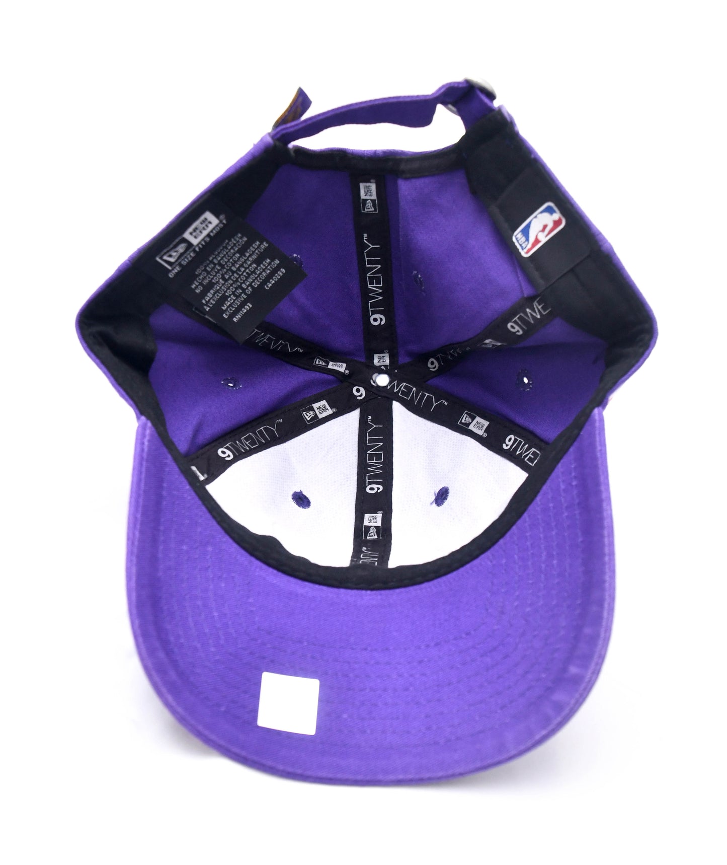 Los Angeles Lakers 2021 Playoffs NBA New Era 9Fifty Snapback Hat Purple Logo