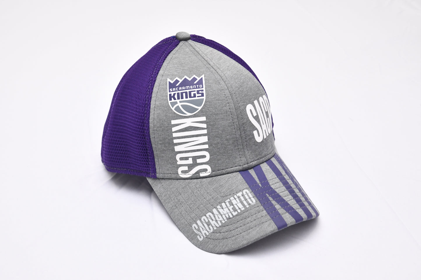 Sacramento Kings Snapback Hat NBA Gray Purple Adjustable Cap Basketball Fan Gear