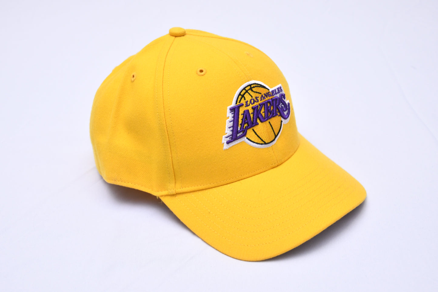 '47 Los Angeles Lakers Clean Up Yellow Gold Adjustable Strap Hat Cap