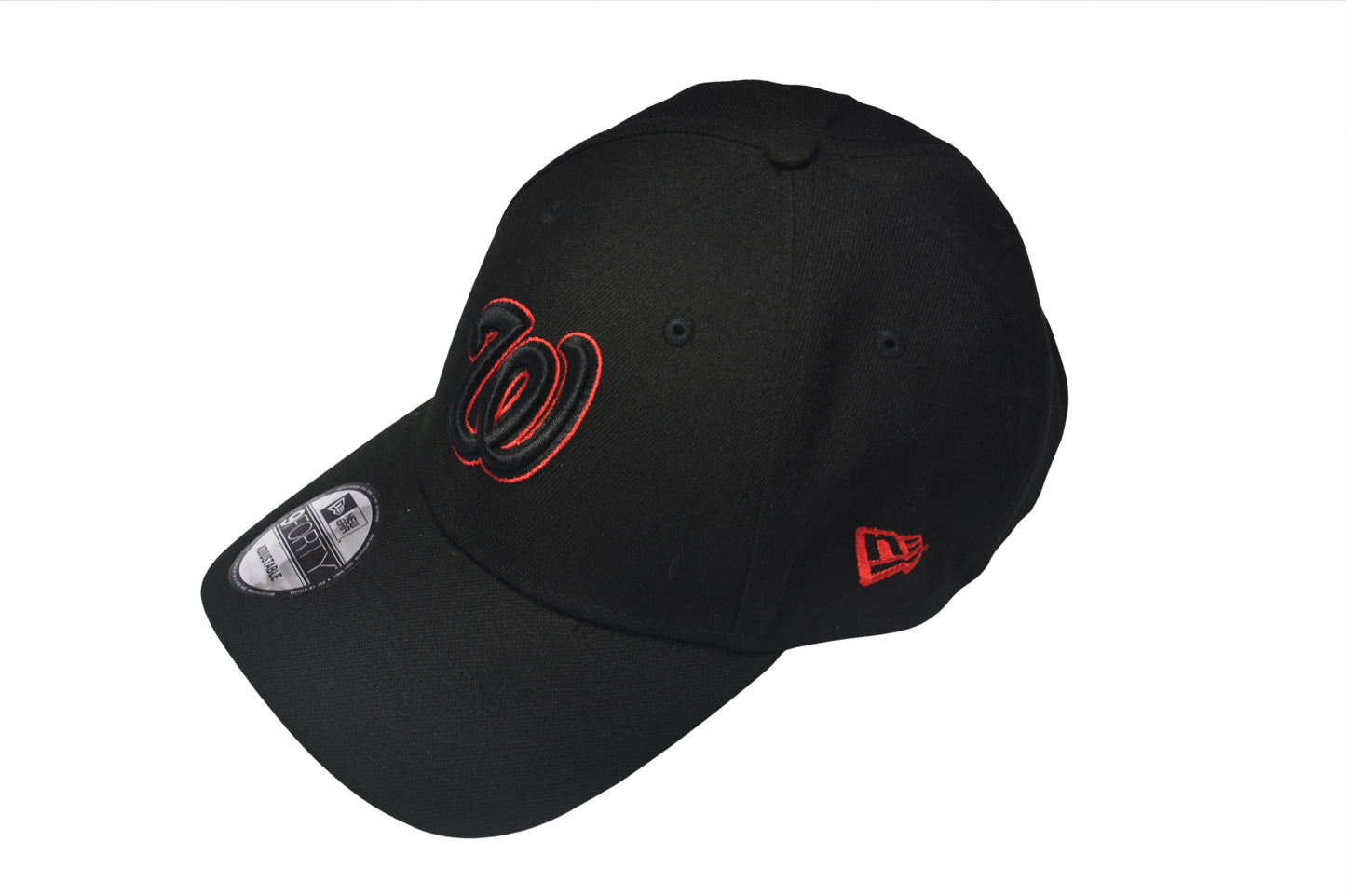 New Era Authentic Washington Nationals Black /Red 39THIRTY Flex Hat