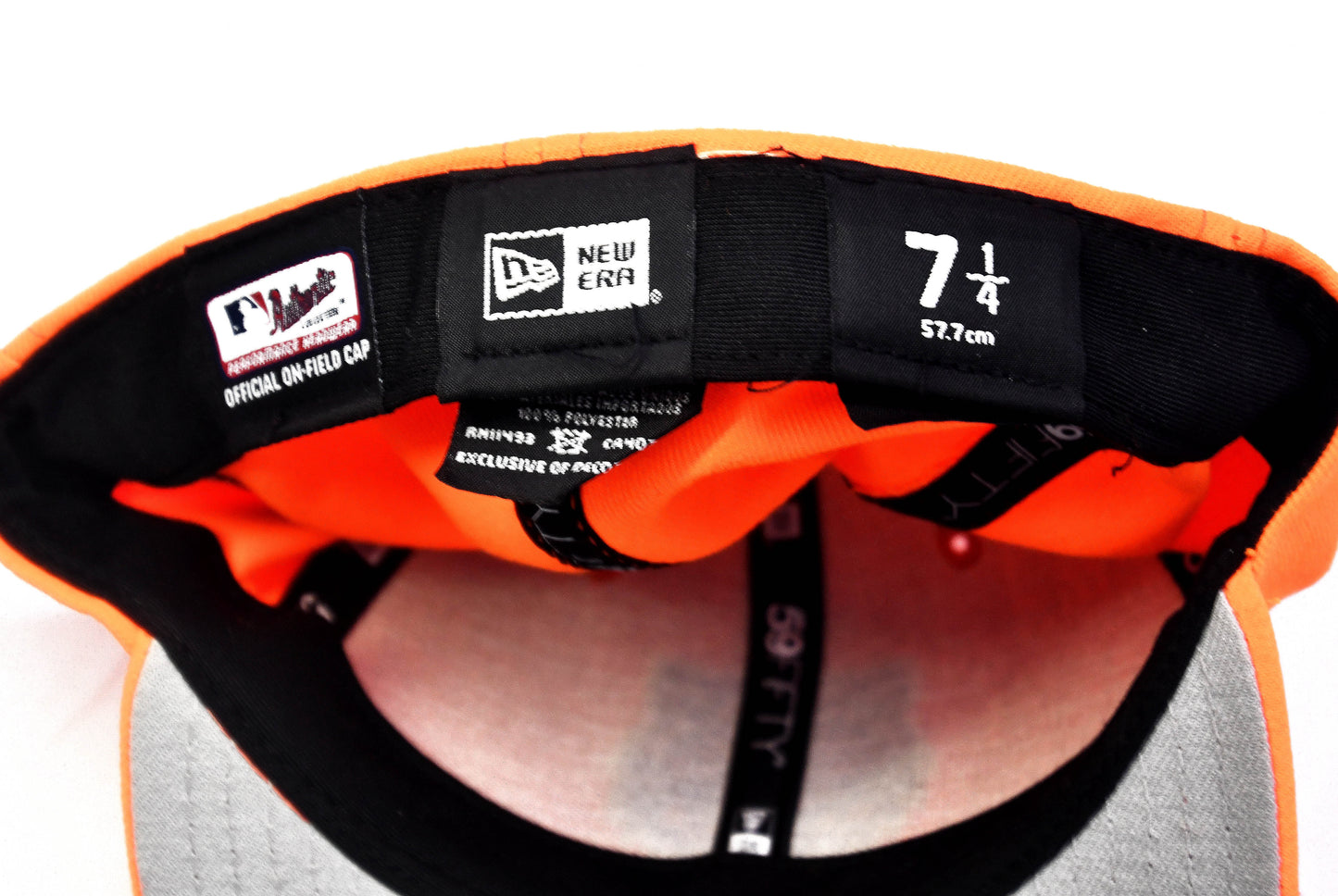 New Era 59FIFTY 7  1/4 Official on Field Cap Orange Tiger Logo Fitted