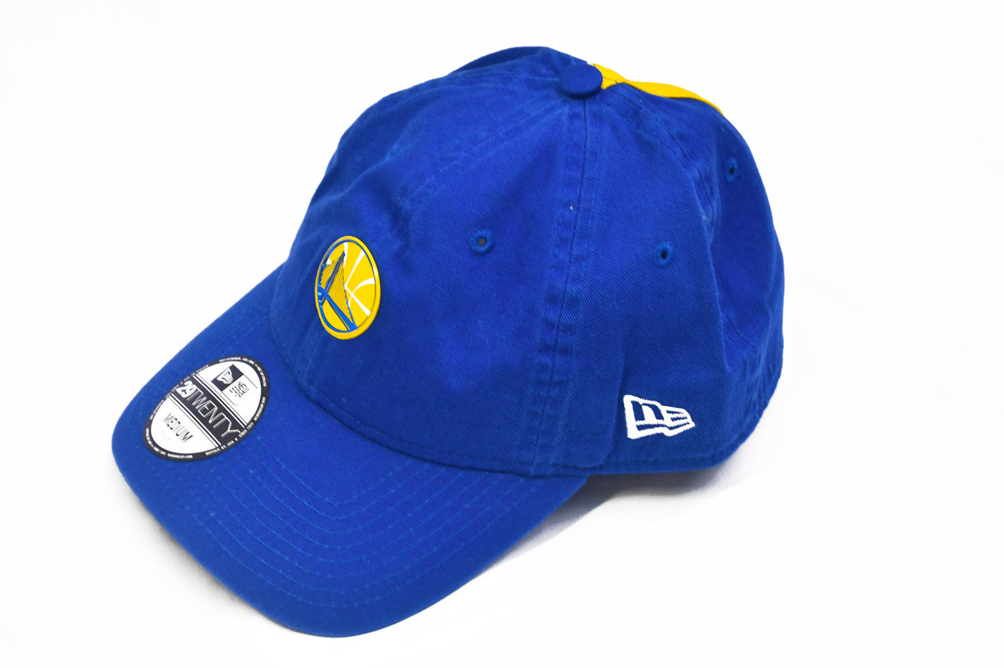Golden State Warriors Hat Cap Size M- Fitted - New Era 29TWENTY - Blue NBA