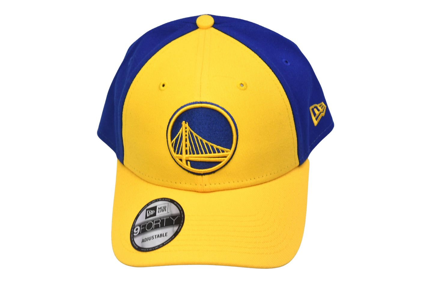 Golden State Warriors 9Forty New Era Youth Adjustable Hat Cap Blue & Yellow