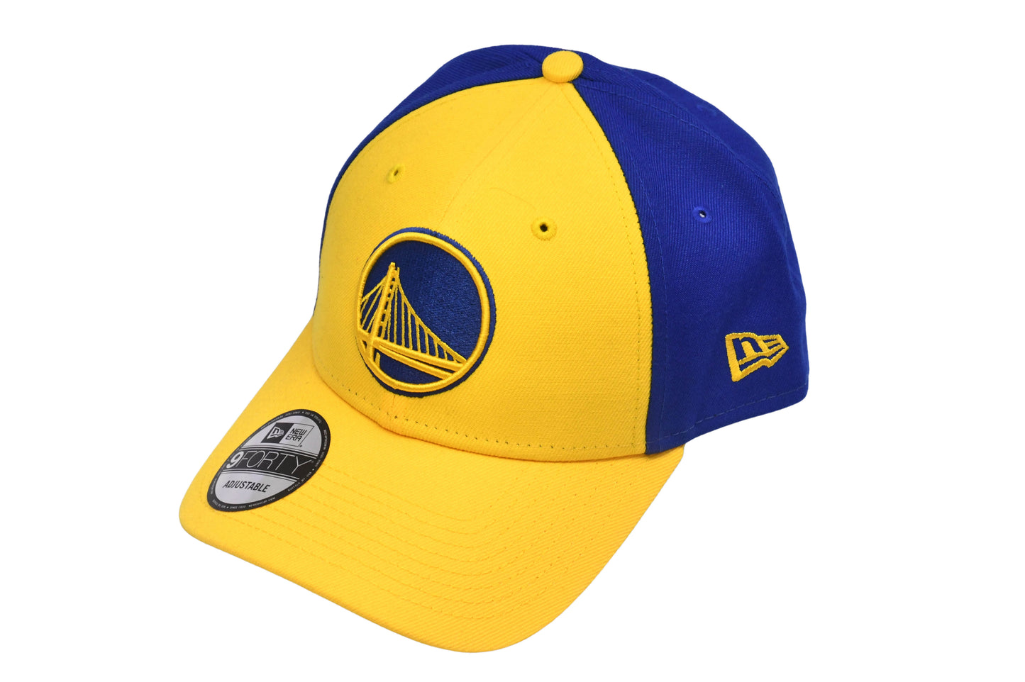 Golden State Warriors 9Forty New Era Youth Adjustable Hat Cap Blue & Yellow