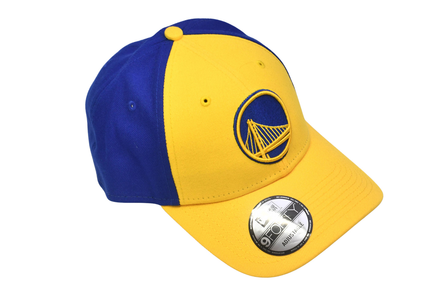 Golden State Warriors 9Forty New Era Youth Adjustable Hat Cap Blue & Yellow