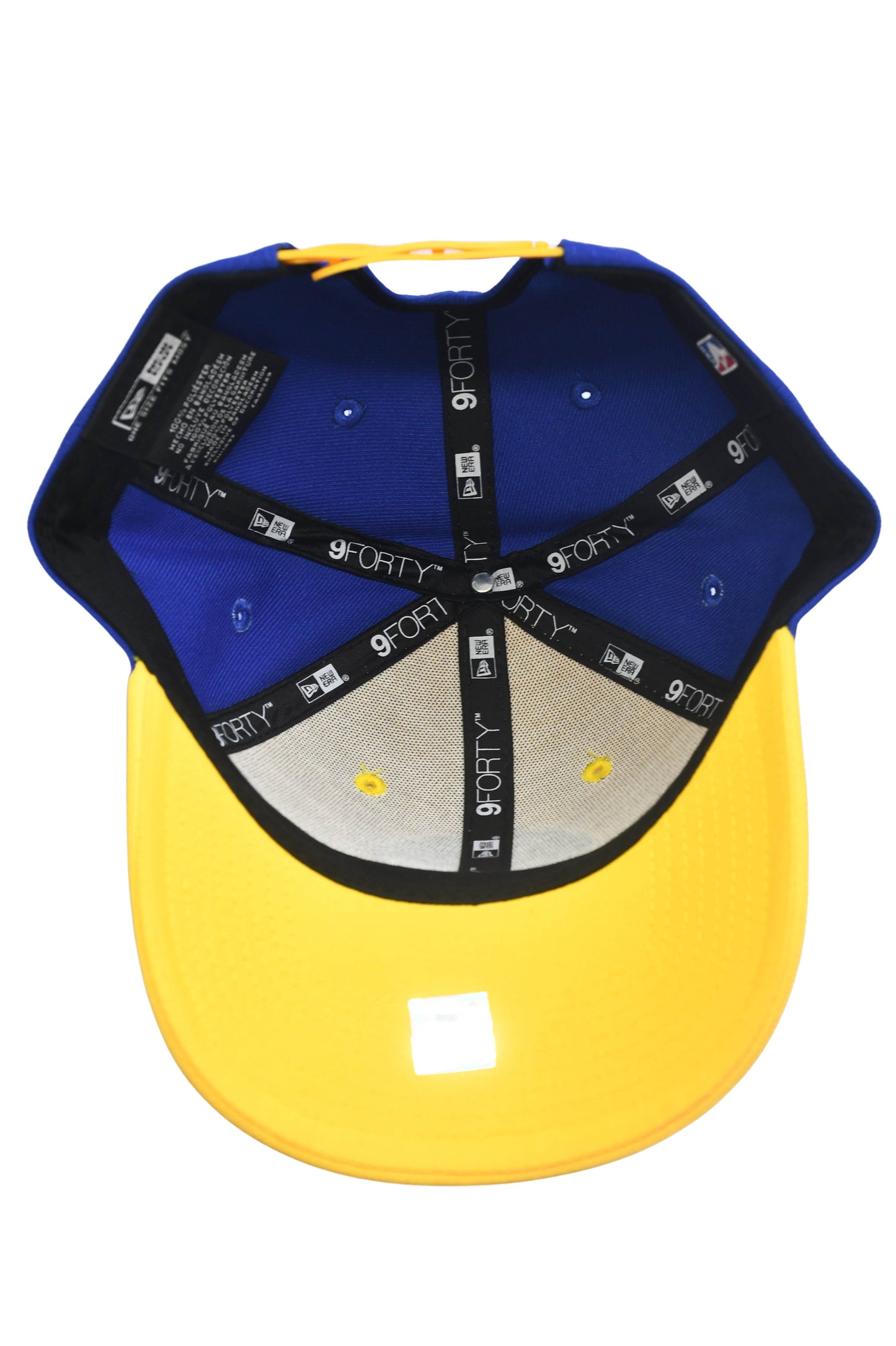 Golden State Warriors 9Forty New Era Youth Adjustable Hat Cap Blue & Yellow