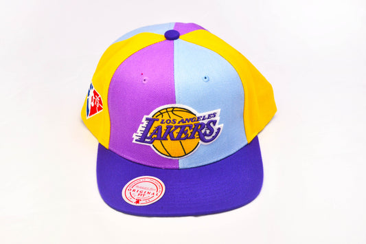 Mitchell & Ness Los Angeles Lakers NBA Snapback Hat Cap 75th anniversary
