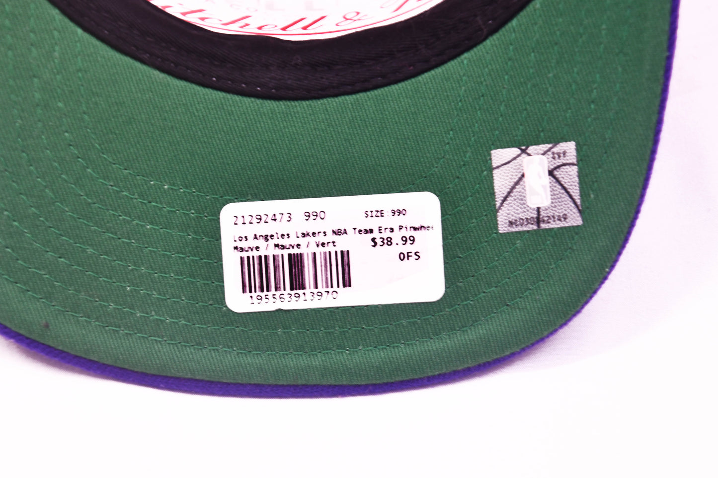 Mitchell & Ness Los Angeles Lakers NBA Snapback Hat Cap 75th anniversary