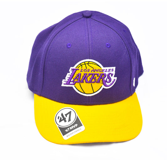 '47 MVP Los Angeles Lakers NBA Adjustable Hat Purple Yellow Official