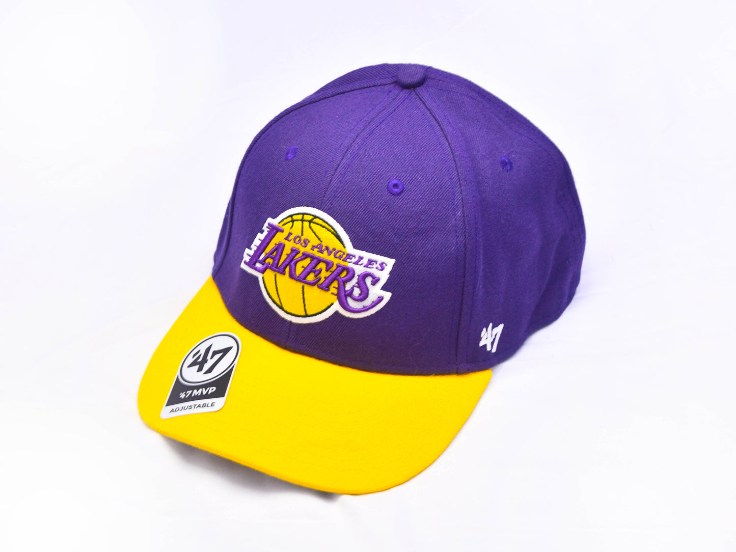 '47 MVP Los Angeles Lakers NBA Adjustable Hat Purple Yellow Official