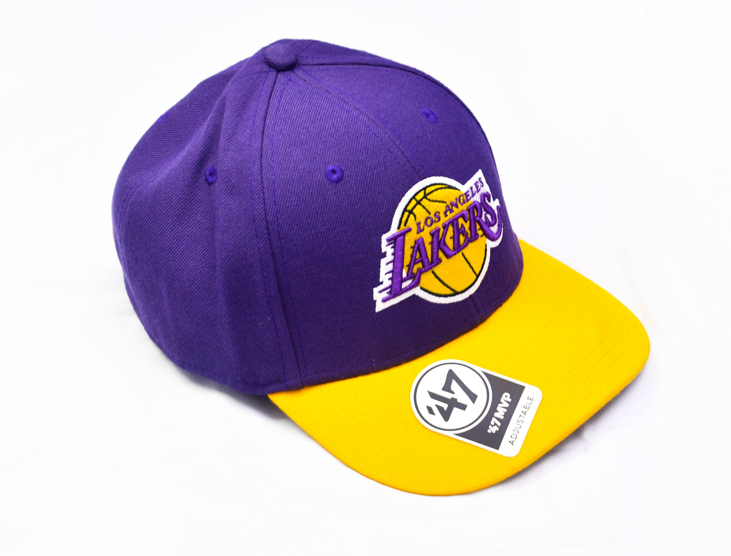 '47 MVP Los Angeles Lakers NBA Adjustable Hat Purple Yellow Official