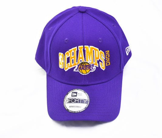 New Era Los Angeles Lakers 2020 CHAMPS Adjustable  Classic 9FORTY Purple