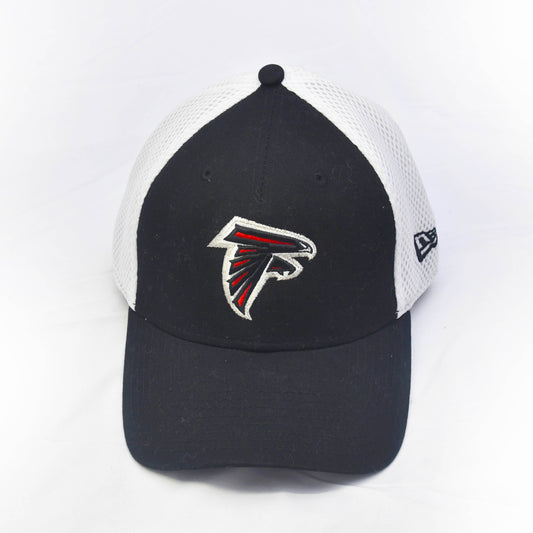 Atlanta Falcons New Era 39THIRTY Neo Black & White NFL Football Flex Fit Cap