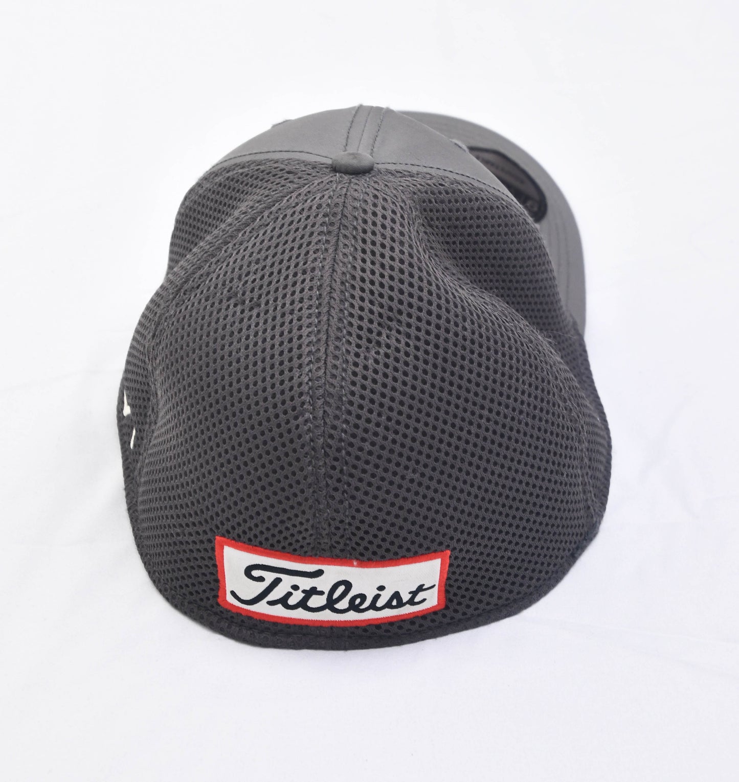 Titleist Golf Pro V1 FJ FootJoy New Era Mesh Flex Fitted L/XL Hat Cap Gray GR75