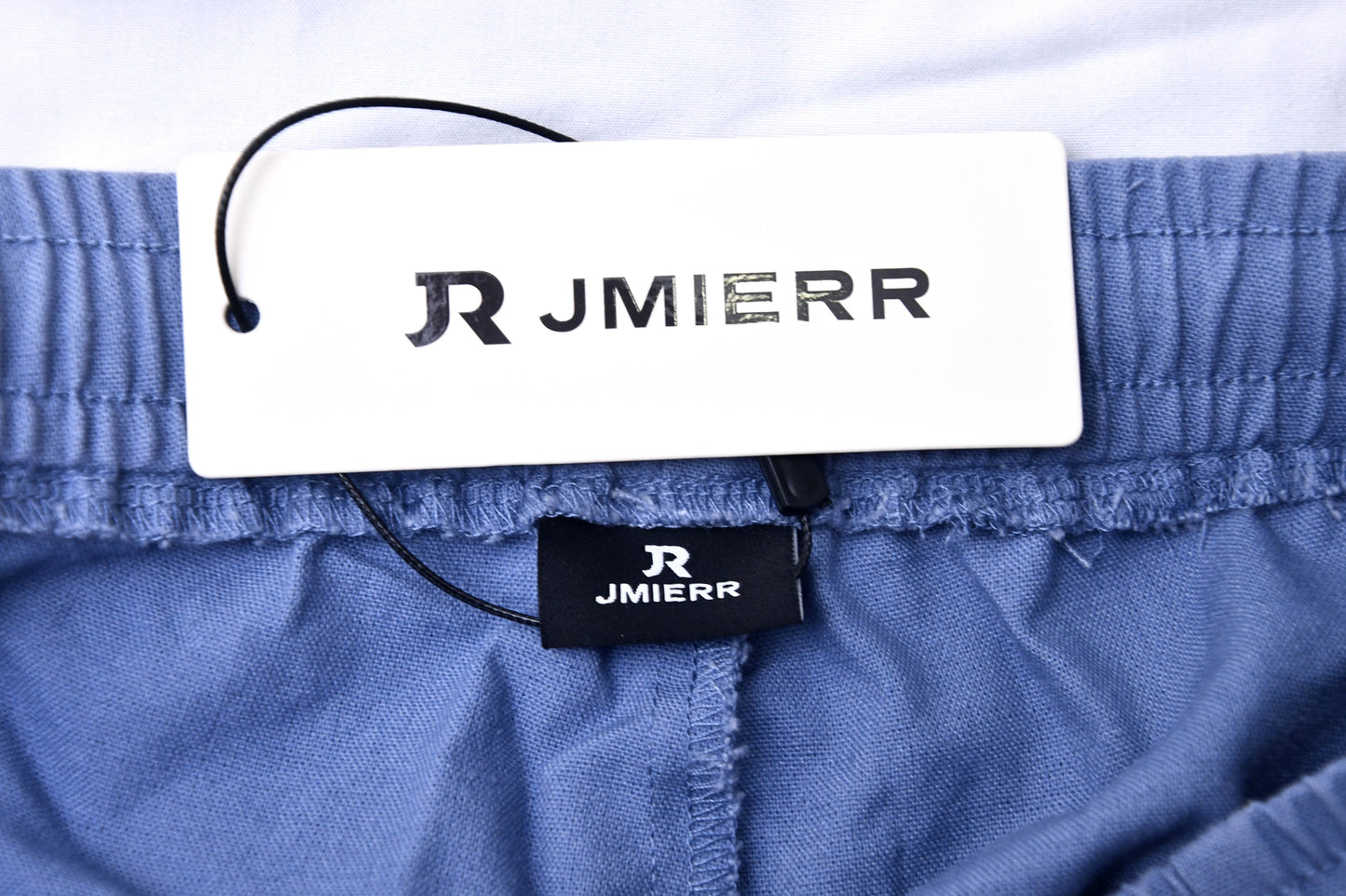JMIERR Mens Classic Wear Shorts Elastic Waist Drawstring Blue Size 38 NEW