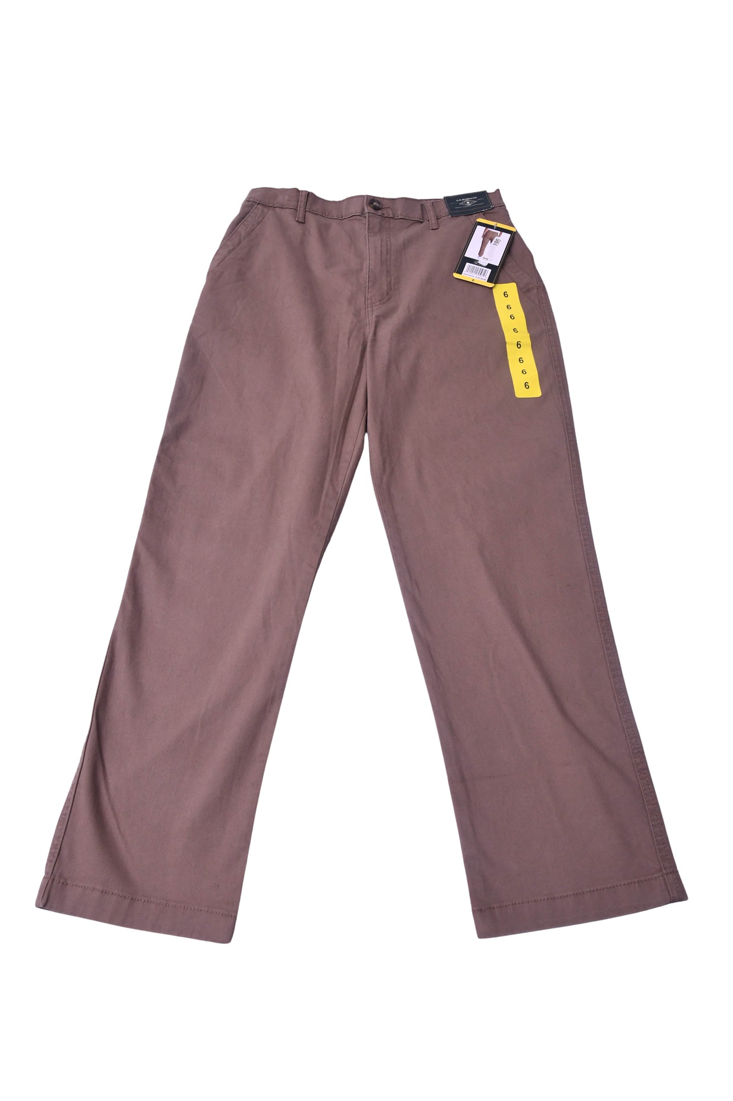 NWT GH Bass & Co size 6 women Chino Ankle Pants