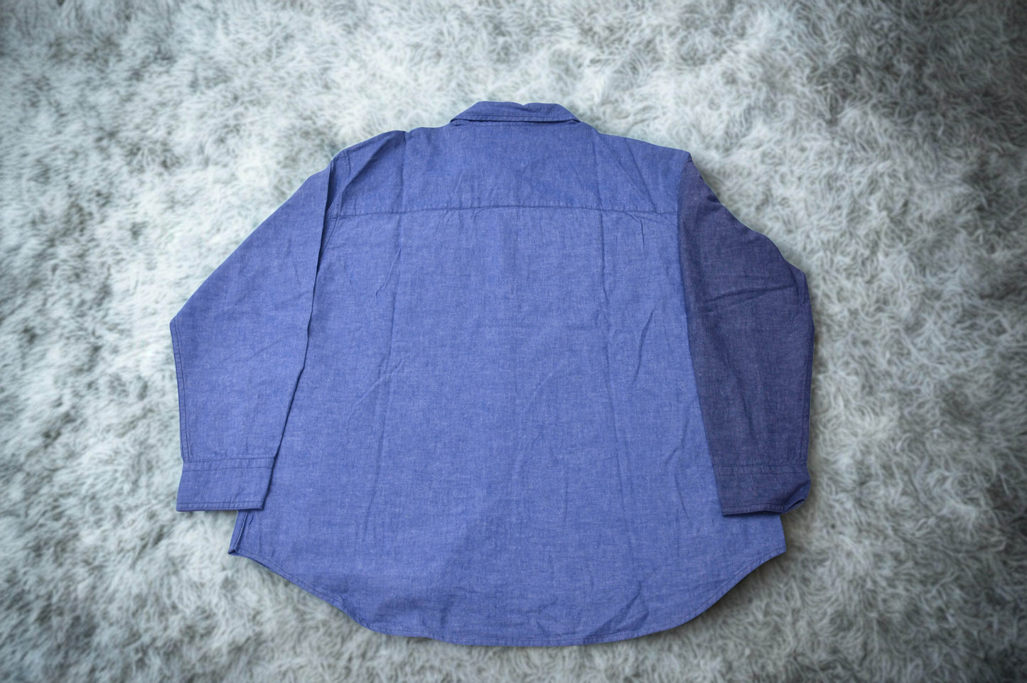 Levis Men’s Oversized Blue Color Button Up Shirt - NWT $89 M in stock