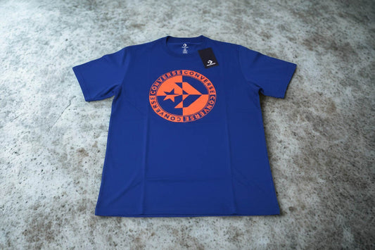 Converse Men's Graphic Logo T-Shirt Blue  NWT in stock