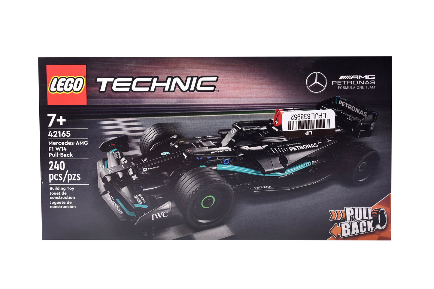 LEGO 42165 Technic Mercedes-AMG Petronas Formula One Team F1 W14 Pull-Back NIFSB