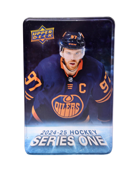 2024 2025 Upper Deck Series 1 Tin Of Various Players (EMPTY-Tin Only)