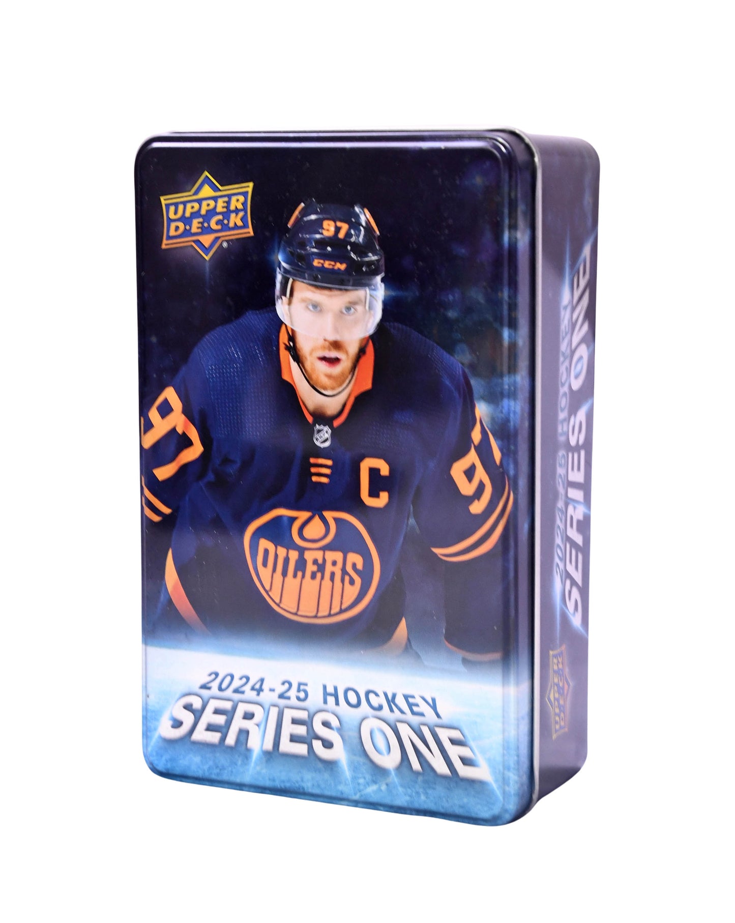 2024 2025 Upper Deck Series 1 Tin Of Various Players (EMPTY-Tin Only)