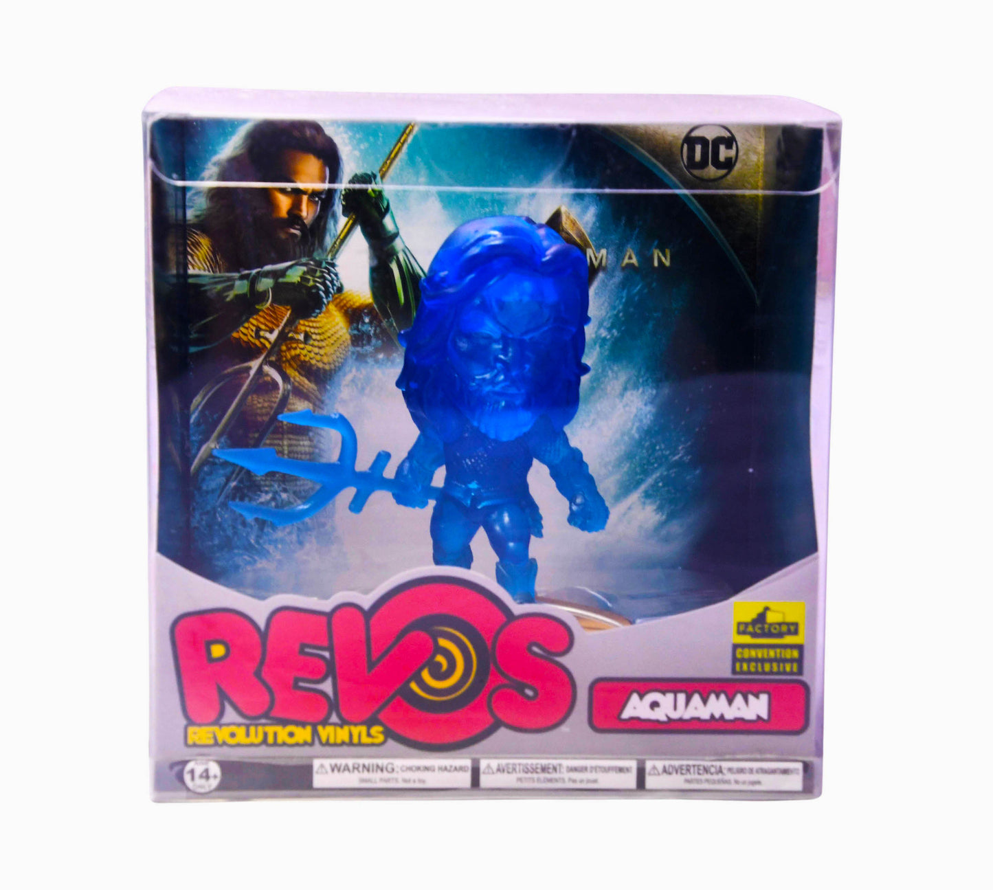 SDCC Exclusive Aquaman Vinyl Figure Factory Entertainment Revos Jason Mamoa New