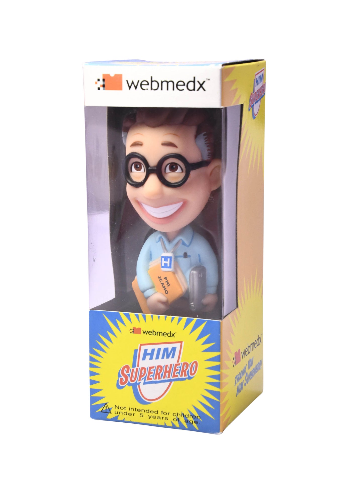 Webmedx HIM Superhero Funko Wacky Wobbler Retired Bobble Head New