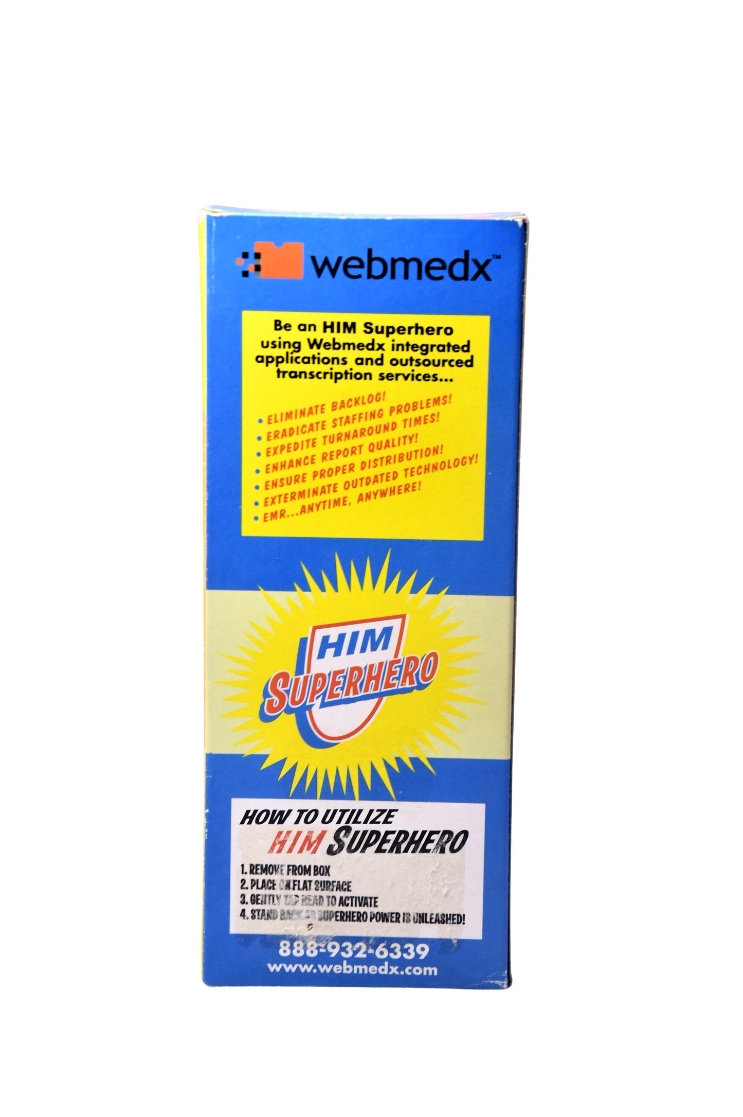 Webmedx HIM Superhero Funko Wacky Wobbler Retired Bobble Head New