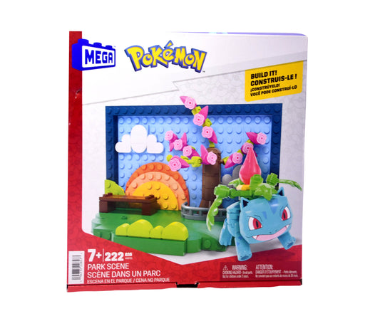 Mega Pokémon Park Scene Building Set 222 pcs Bulbasaur Toy Construction NEW